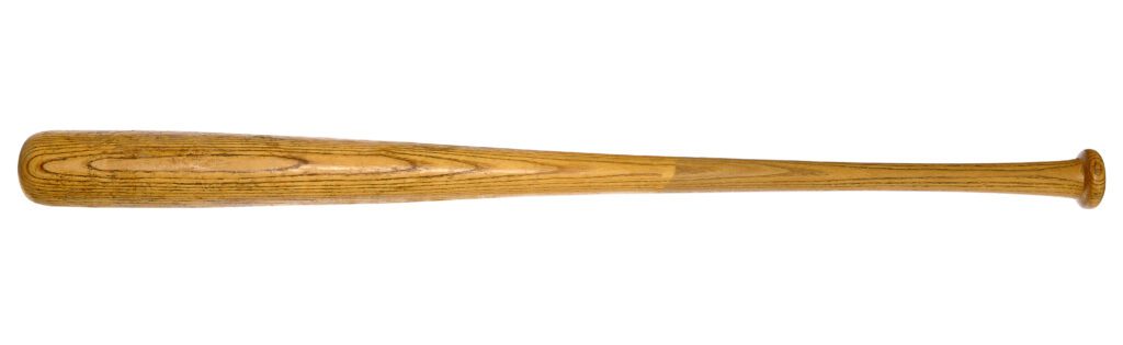 Closeup Baseball Bat